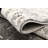 Trawick 10' Gray And Ivory Damask Shag Runner Rug-1209919107