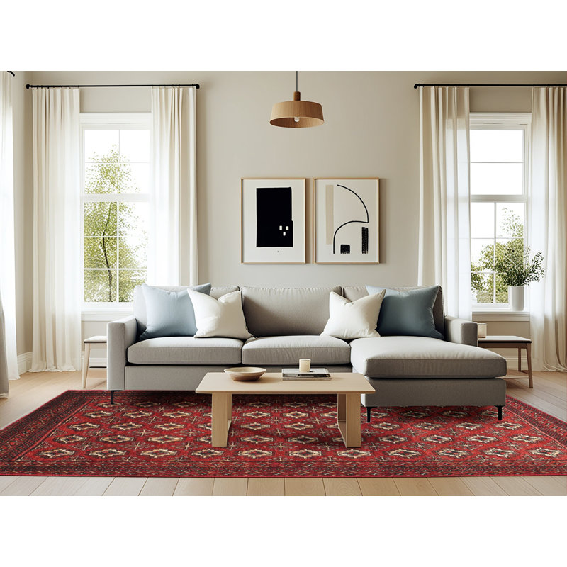 Southwestern Indoor Rug, Rectangle 6' x 9'
