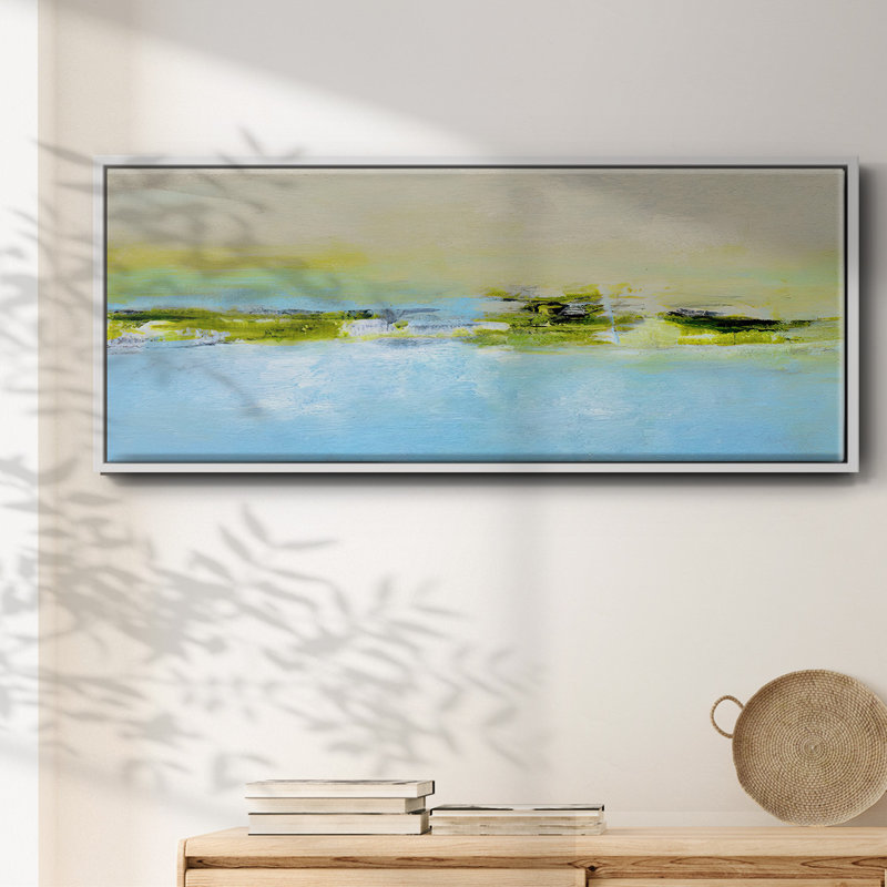 «From The Terrace II», toile encadrée de qualité supérieure - prête à être accrochée, H 24 po x l 60 po x P 1,5 po