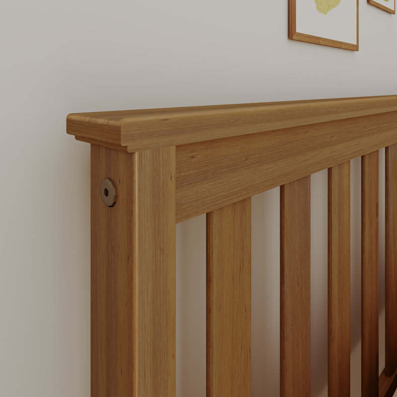 Lit plateforme Bolin Kids, Double, Pécan