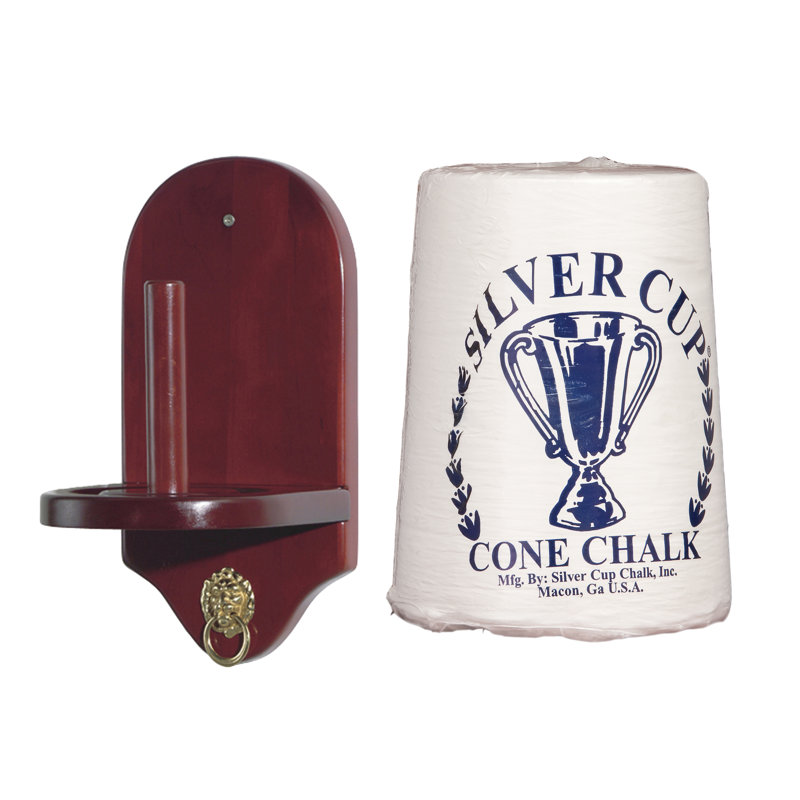 Silver Cup Billiard Cone Chalk