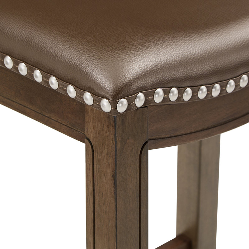 Tabouret Zackery, Brun, Petit tabouret (siège d'une hauteur de 20 po)