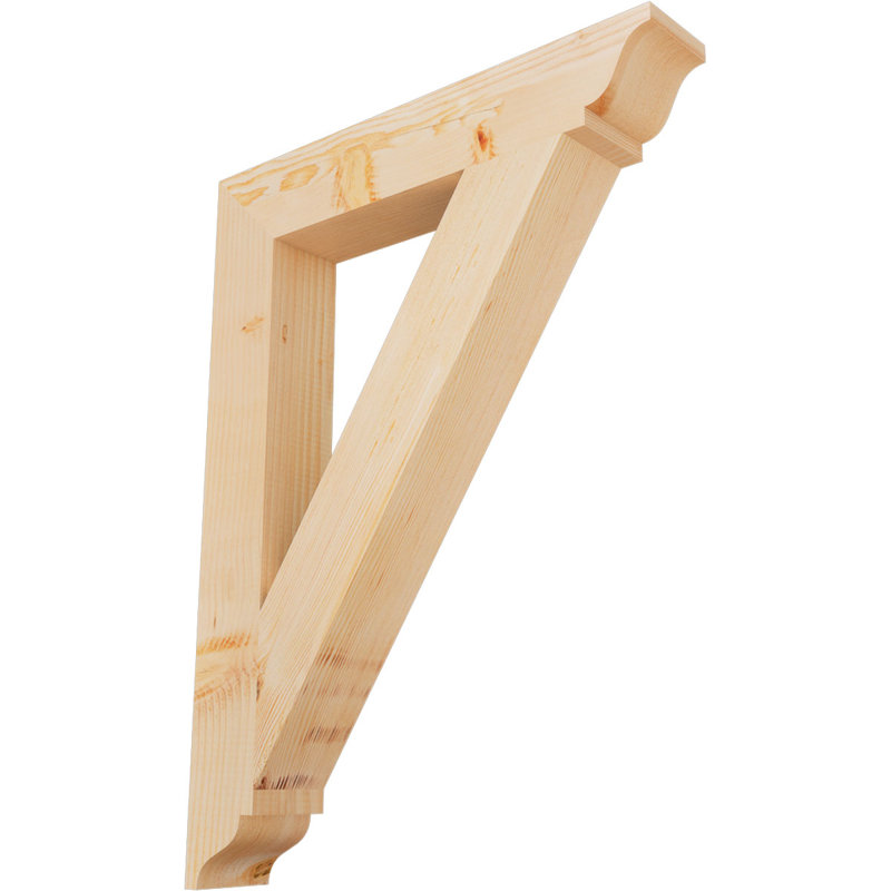 Support traditionnel, H 32 po x l 3,5 po x P 24 po, Douglas (lisse)
