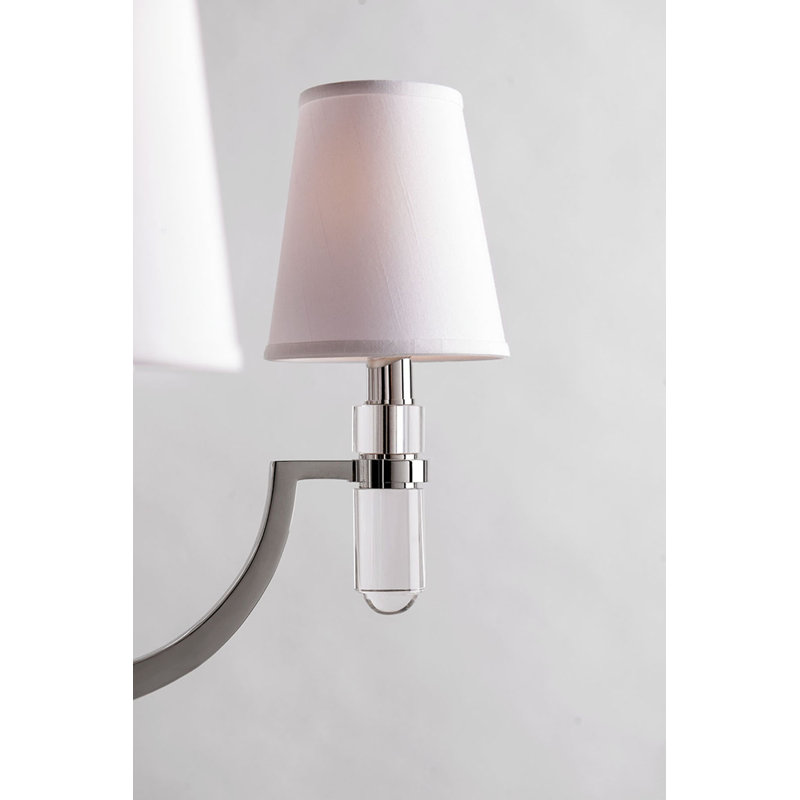 Dayton 9 - Light Chandelier, Aged Brass, White