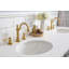 Meuble-lavabo de comptoir en quartz Carrara de 60 po avec robinet Bruning-1253044626-1253044630