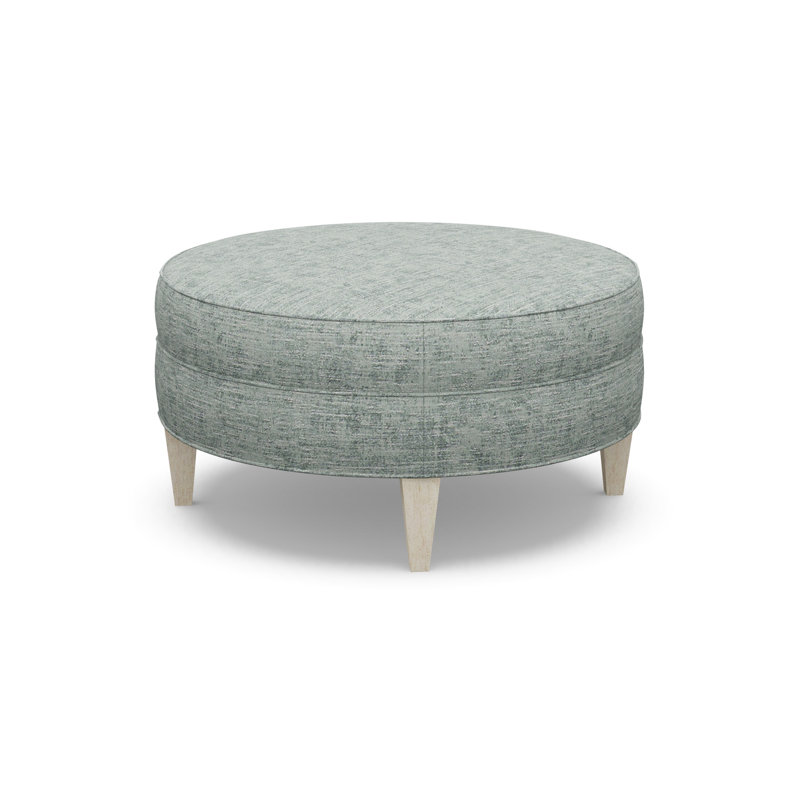 Round Ottoman, 9637-49, Sandstone