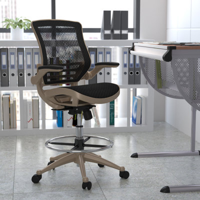 Blue Elephant Mesh Drafting Chair