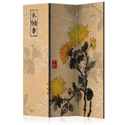 Room Divider - Chrysanthemums [Room Dividers]