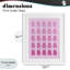 «Gradient Pastel Pink Bears», reproduction sous verre encadrée, conception par Lish Creative-2130941715-2130941719