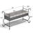Upholstered Entryway Shoe Rack Bench, Industrial Design For Small Spaces, Comfortable Seating With Storage