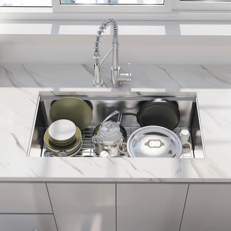 30 Undermount Workstation Sink-30 X 18 Inch Undermount Stainless Steel Kitchen Sink 18 Gauge