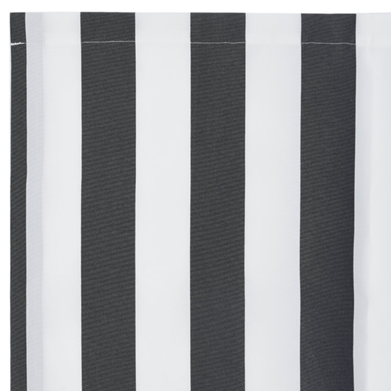 House Of Hampton Retractable Patio Awning, White/Anthracite Striped, 300 cm W x 200 cm D