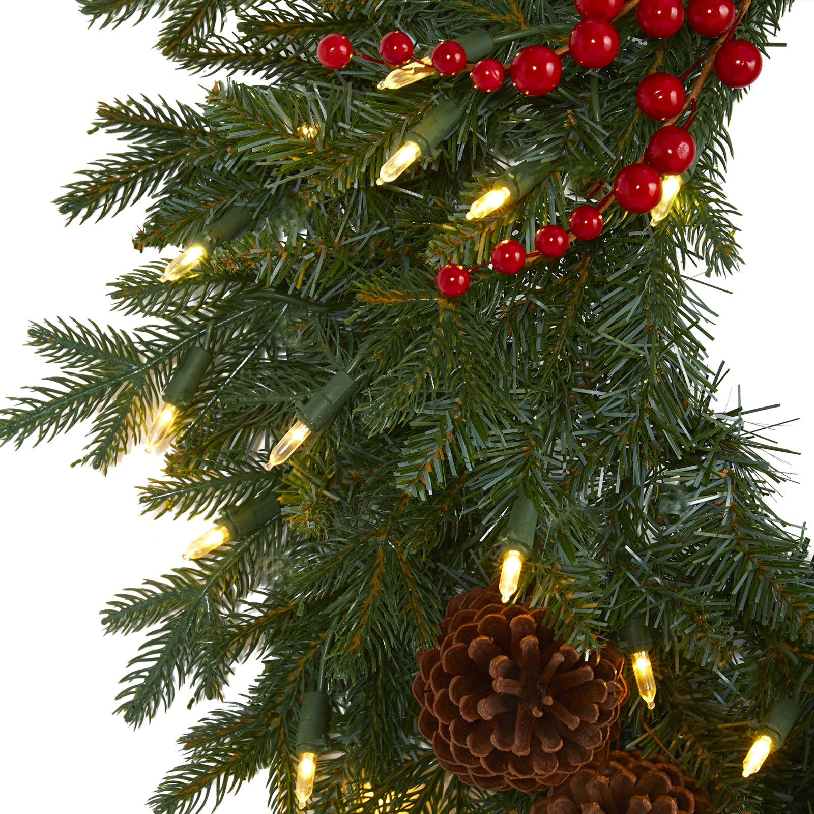 24'' Lighted Wreath