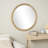 Metal Room Wall Mirror with Bead Detailing-72058569