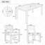 Ensemble 7 pièces de table et chaises de patio-1313473780