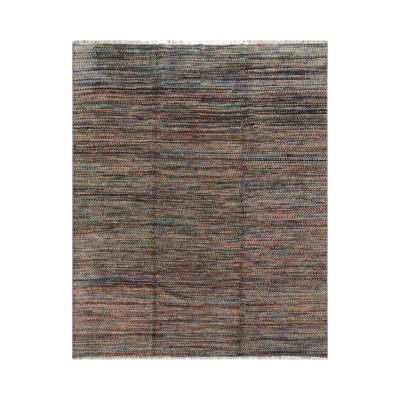 Mahrin One-of-a-Kind Rectangle 7'10" X 10' Wool Area Rug Gray