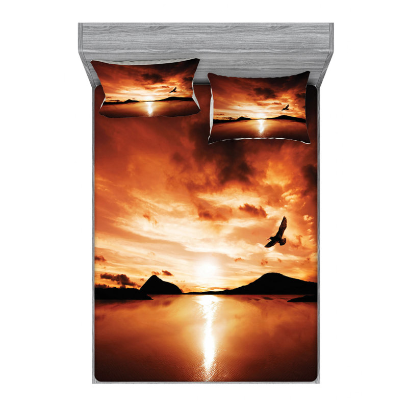 Microfiber Sheet Set, Full Sheet Set with Fitted Sheet