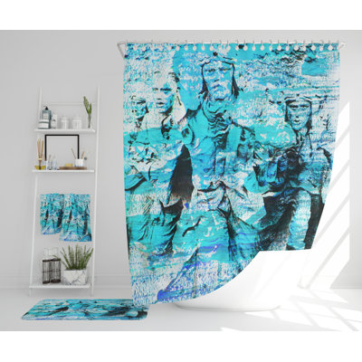 Nektaria Polyester Shower Curtain Set