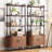 Nataysha 4-Tier Bookcase with Sliding Door-835574158