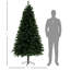 Arbre de Noël artificiel, arbre de Noël avec 1000 pointes de branches, ouverture automatique, décoration des Fêtes avec base en acier pour le bureau à domicile,-33116036