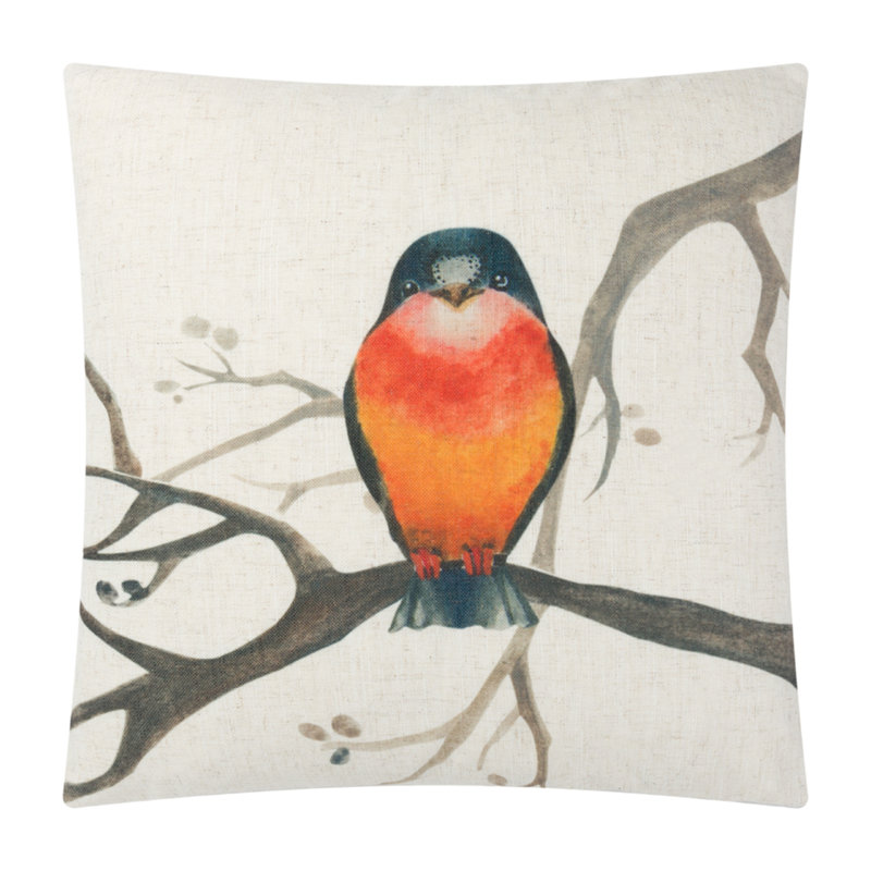 Housse de coussin décoratif décoratif 18 po x 18 po Robin Design
