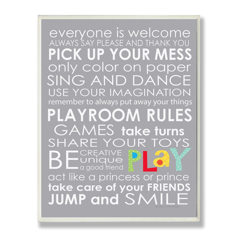 "All is welcome", art sur toile, H 13 po x l 19 po, Plaque murale
