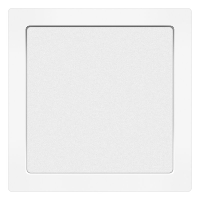 Speakman Acrylic Flush Mount, 0.5" H x 8.5" W x 8.5" D, 120V, White