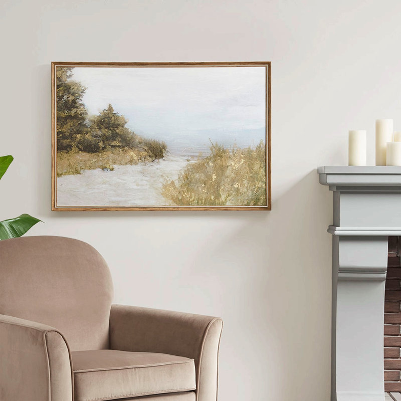 Art abstrait sur toile, paysage abstrait