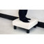 Repose-pieds carré rembourré de 15,7 po de largeur-1728598889