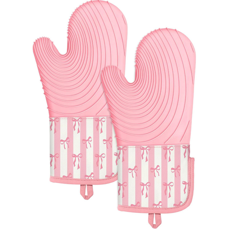 Stock Preferred 100% Cotton Oven Mitt Set