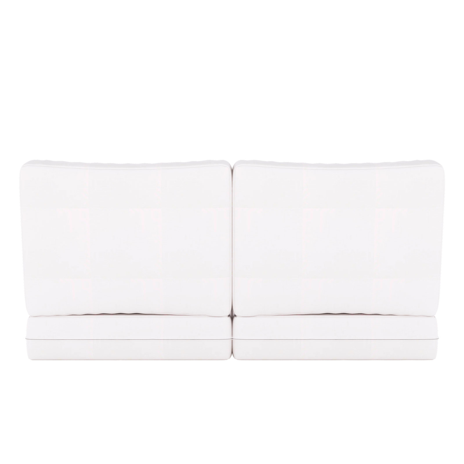 24" Sunbrella® Loveseat Seat and Back Cushion, Sunbrella Play Snow