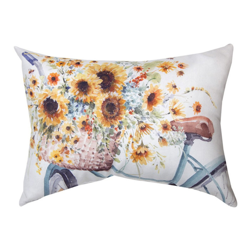 Coussin 18 po x 13 po Sunflowers Forever