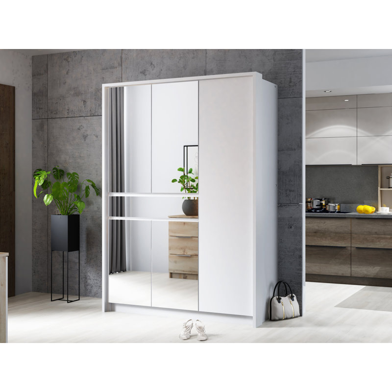 Bolius Manufactured Wood Wardrobe, White