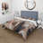Brown And Black Beyond Boundaries I - Abstract Duvet Cover Set - Microfiber Polyester-110397538