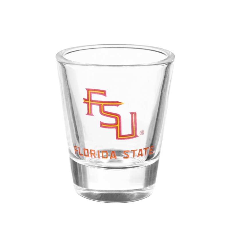 4 pièces en céramique et verre 2 oz Ensemble de tasses, Université Florida State