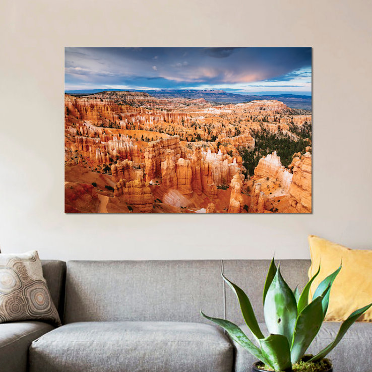 « last light, bryce canyon national park, utah, usa », reproduction de photo sur toile tendue, H 8 po x l 12 po x P 0,75 po