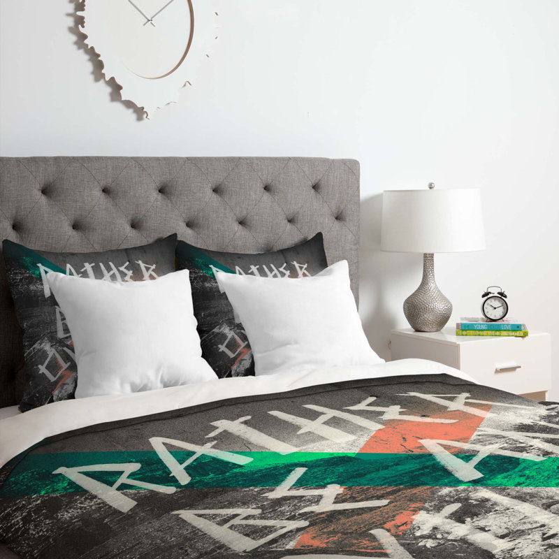 Plutôt être un ensemble de housse de couette outlaw, Housse de couette pour grand lit et 2 taies décor