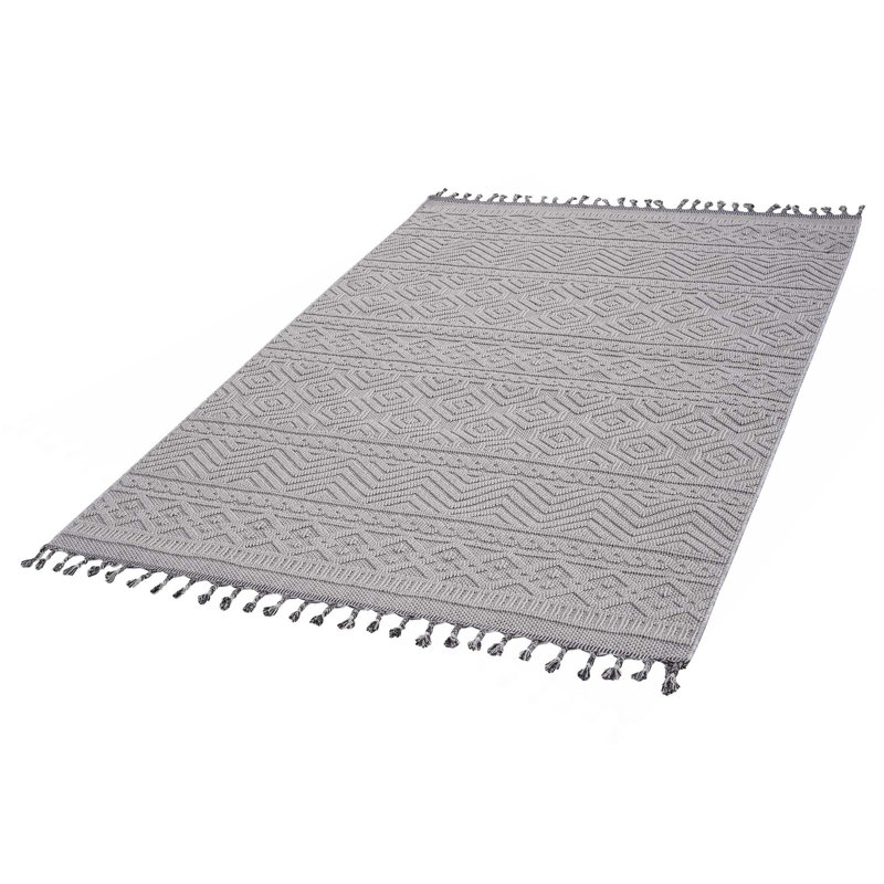 Collection Geometric Indoor/Outdoor Area Rug, Rectangle 5'3" x 7'6"