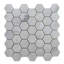 Arabescato Marble Honeycomb Mosaic Wall Tile