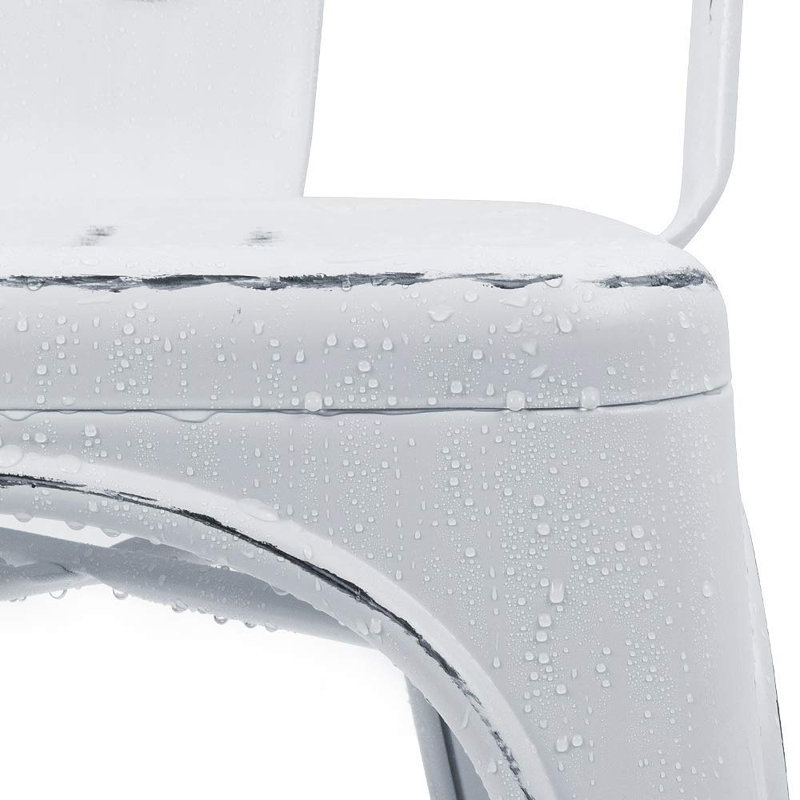 Chaise d'appoint Zoie, Blanc