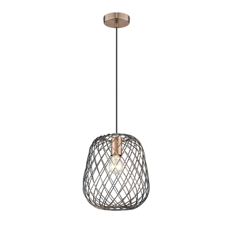 Sumner 1 - Light Copper Geometric Pendant