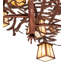 Pine Branch 12 - Light Chandelier