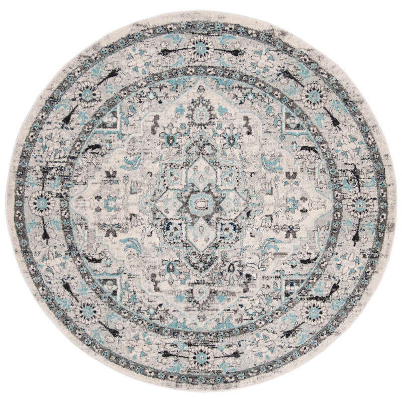 Kallie 900 Performance Oriental Rug, Round 6'7"