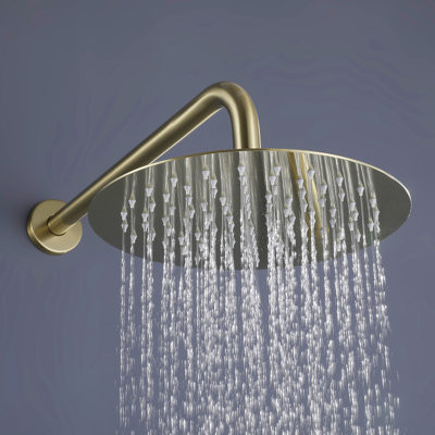 Système de douche mural à double fonction 10 "avec douchette à main