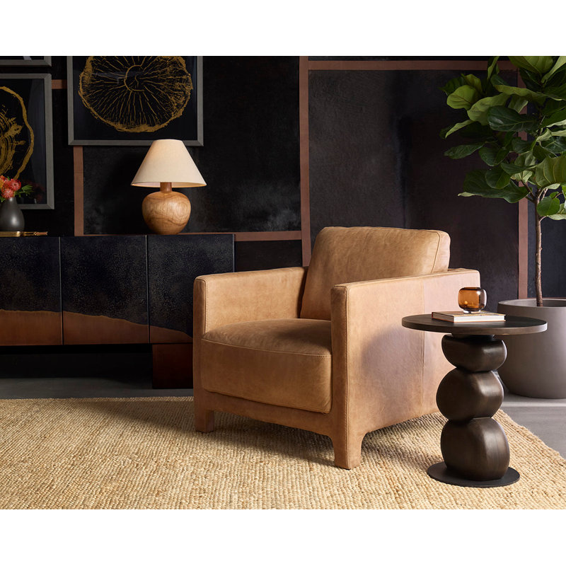 Paplo End Table, Brown