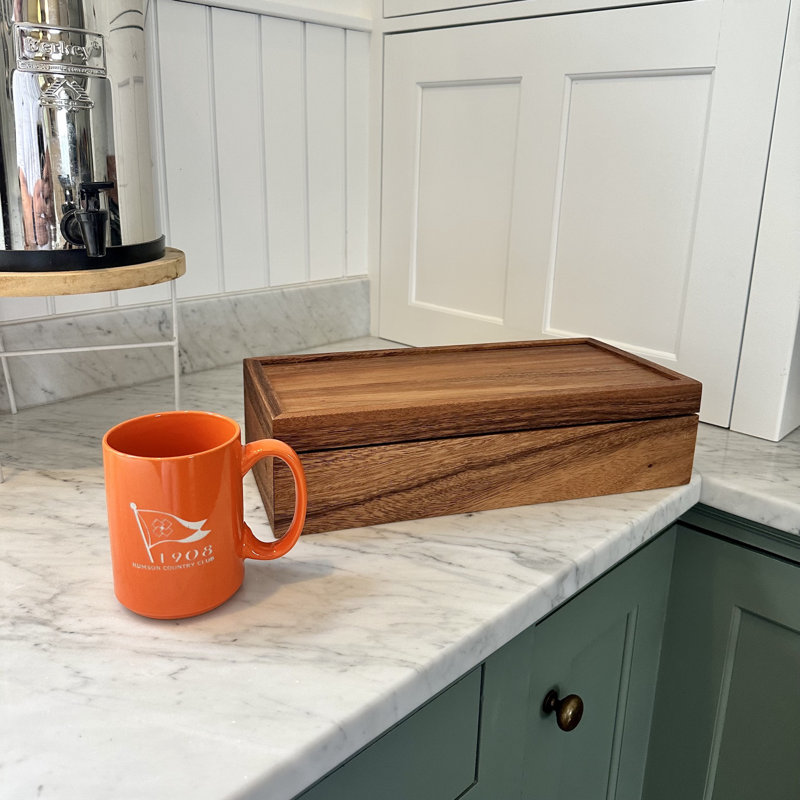 Boîte à thé en bois Ironwood Gourmet