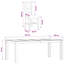 8 -Person Oak Solid Wood Dining Set-1288713700-1288713702-1288713705-1288713707
