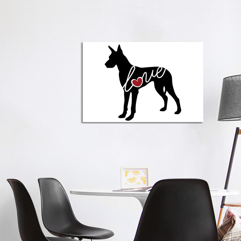 Great Dane by Traci Anderson - Wrapped Canvas Gallery-Wrapped Canvas Giclée, 101.6 cm H x 66.04 cm W x 3.175 cm D
