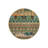 Green Beige Ethnic Pattern Detailed Woven Base Modern Decorative Carpet-85957085