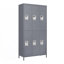 Armoire 5 portes en métal avec serrure, armoire de rangement, armoire de rangement pour le salon